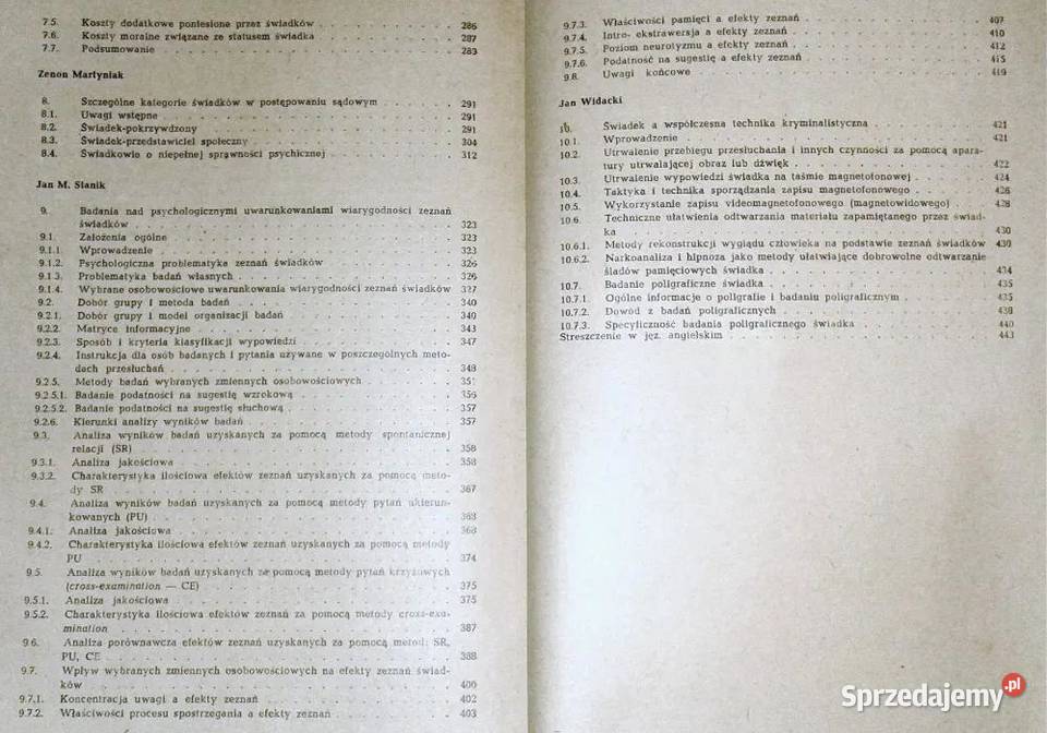 Świadek w procesie sądowym Red Stanisław Waltoś