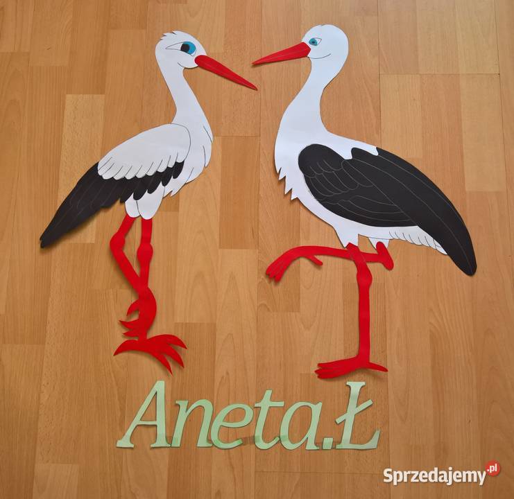 Dekoracje wiosenne dwustronne okienne z brystolu Garwolin