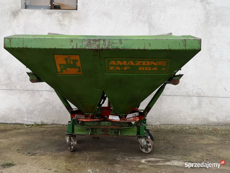 Rozsiewacz nawozow dwutalerzowy amazone zaf 804R Słupca