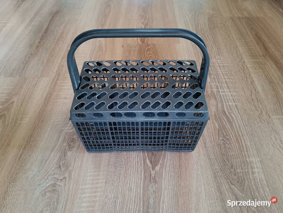 Kosz na sztućce szary Pojemnik do zmywarki