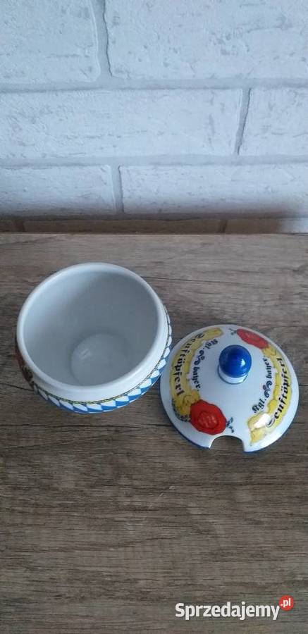 Porcelanową cukiernica Bavaria Porcelana i szkło Przedbórz