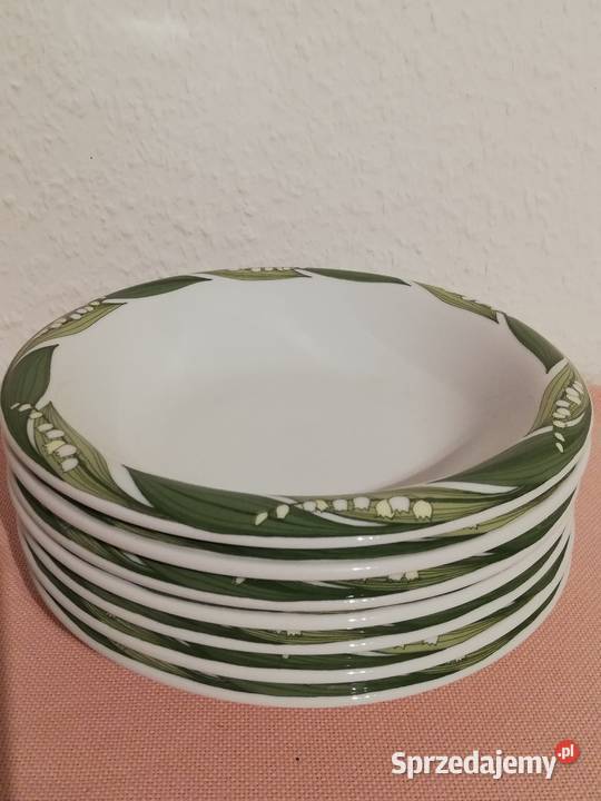 Talerze do zupy w konwalie porcelana Thomas sprzedam
