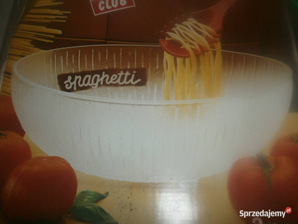 Duża Miska na spaghetti rodzinna Włoska przezroczysty Ceramika i szkło Zielona Góra sprzedam