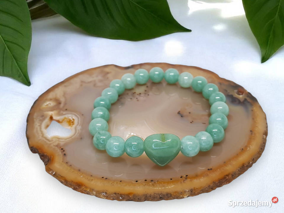 Bransoletka z awenturynu AWENTURYN serce kulka mazowieckie Warszawa sprzedam