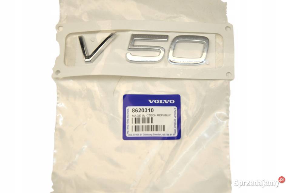 VOLVO V50 emblemat na tylna klape 8620310 OE dolnośląskie Bielany Wrocławskie