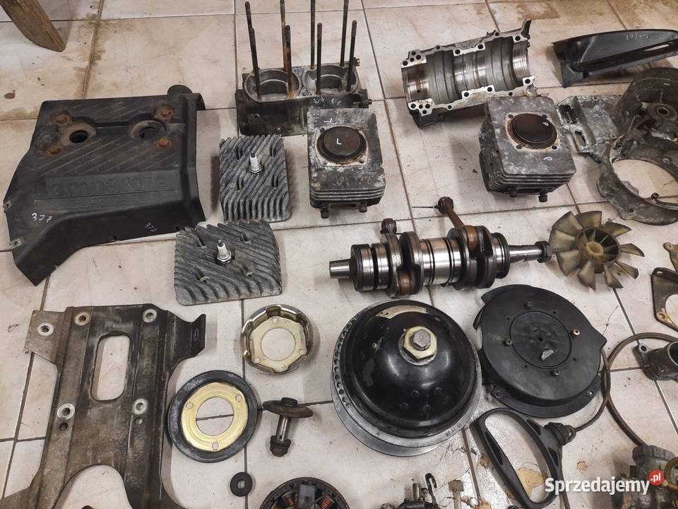Rotax 377 silnik części rotax 380 wał cylinder Jelenia Góra