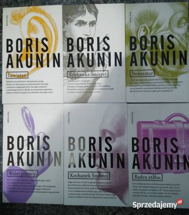 Kryminały Borisa Akunina Zestaw 7 książek