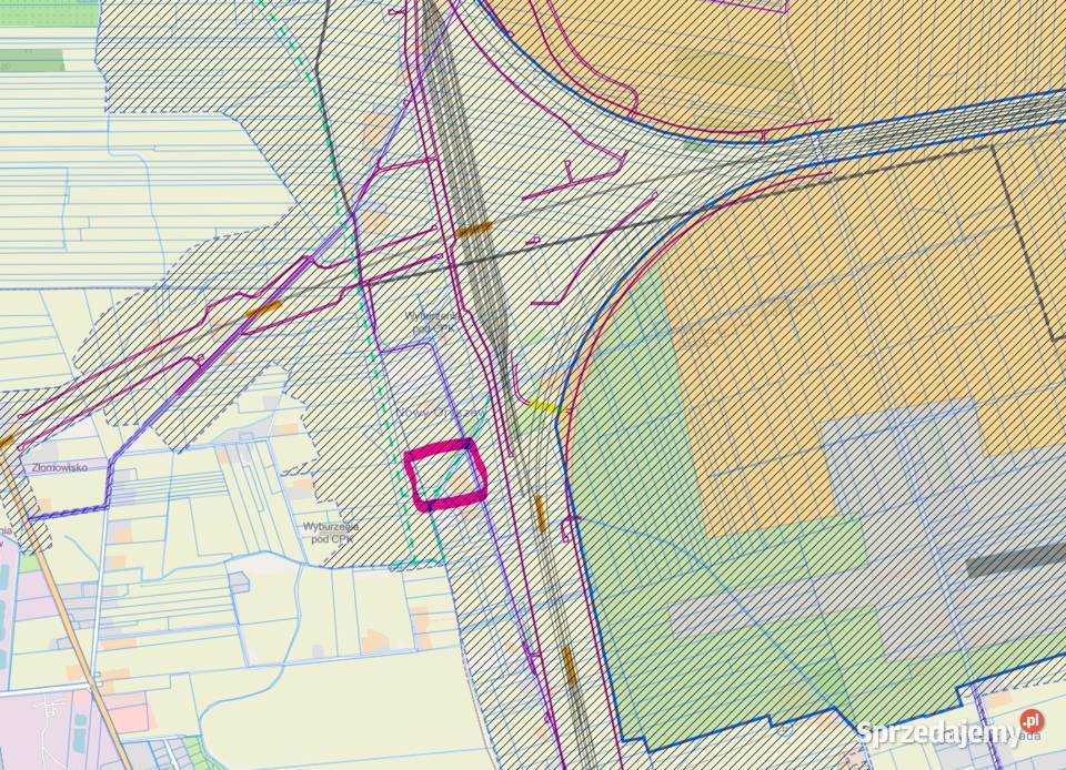 Teren lotnisku CPK 277zł/m2 mazowieckie Nowy Oryszew
