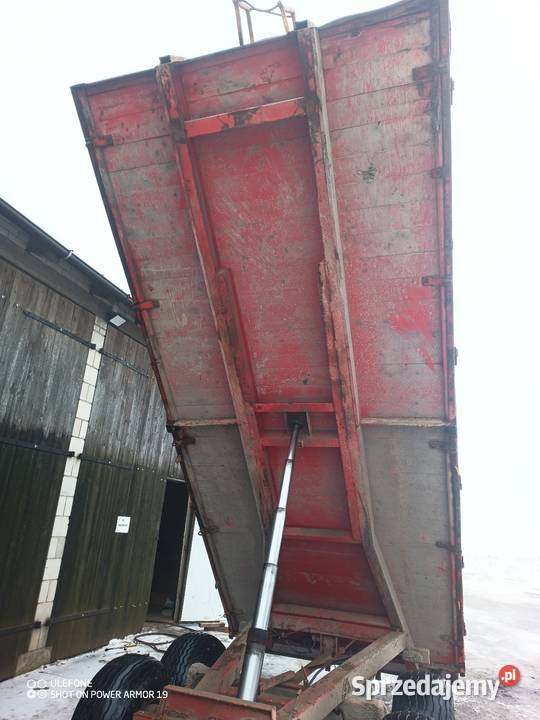 Przyczepa wywrotka tandem 12t bliźniak ze nieuszkodzony Rostkowo sprzedam