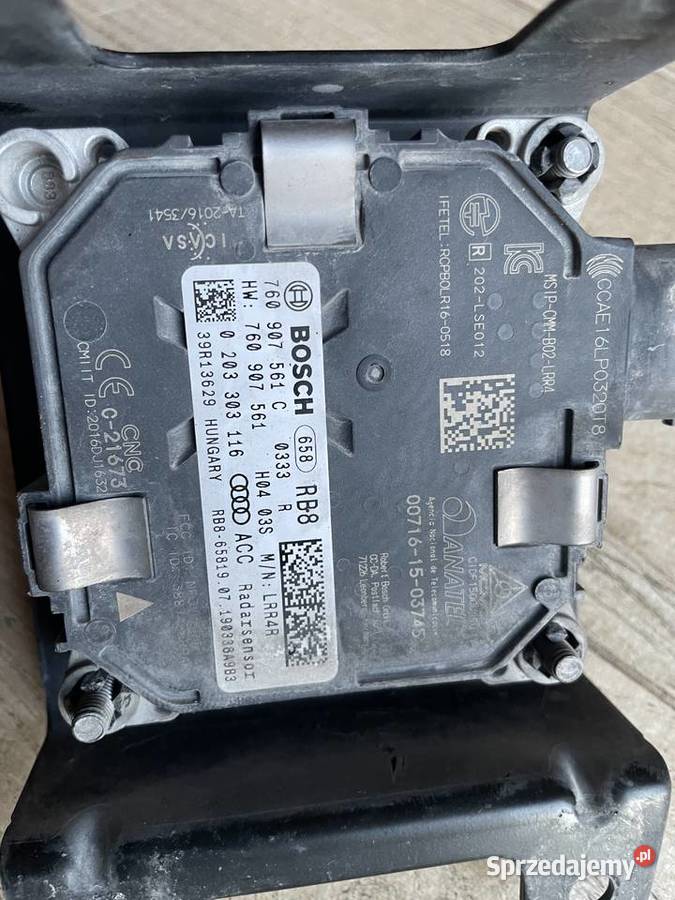 Radar VW TOUAREG III 20r 760907561C 100 ok zachodniopomorskie Darłowo