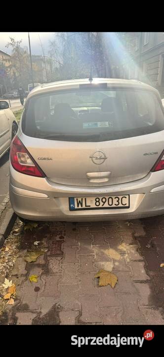 Opel Corsa 2008 benzyna 12 manualna mazowieckie