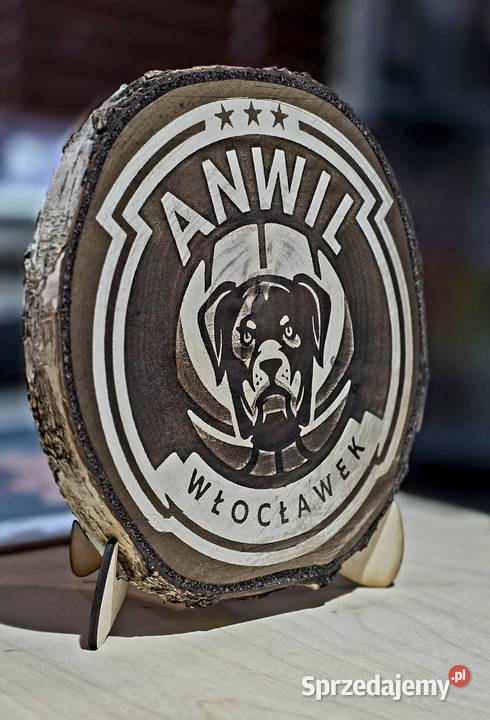 Portret Grawerowany na Drewnie Plaster Brzozy 20 Pozostałe Jarocin