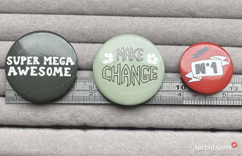 Broszki Przypinki Monki Make Change N1 Kraków