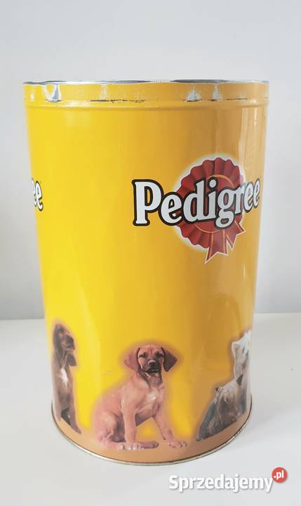 Duża stara puszka pudełko Pedigree Ruda Śląska