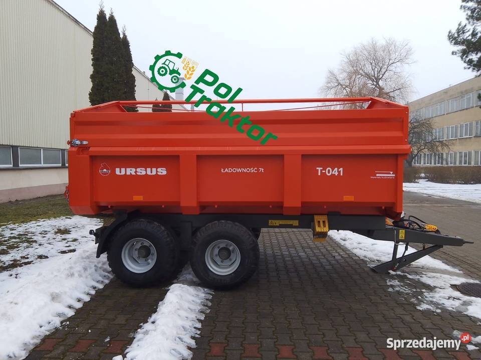 Przyczepa Ursus TandemT041 skorupa 7 ton Strzegom