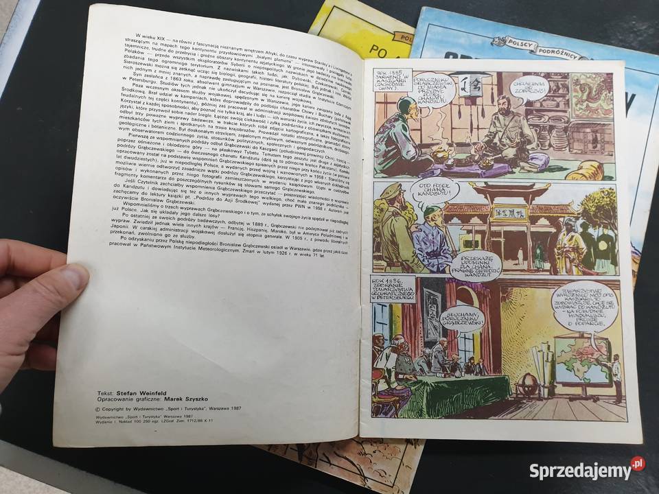 Polscy Podróżnicy zestaw 4 komiksów Gdynia