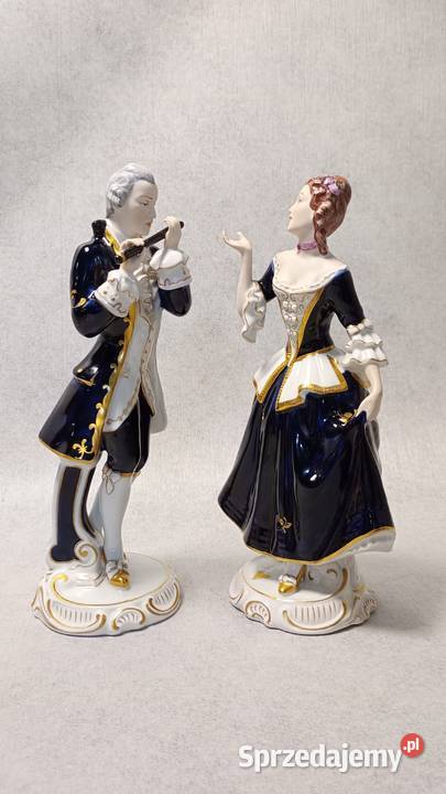 ROYAL DUX Para Rokoko Dworzanie Bohemia Ogromne