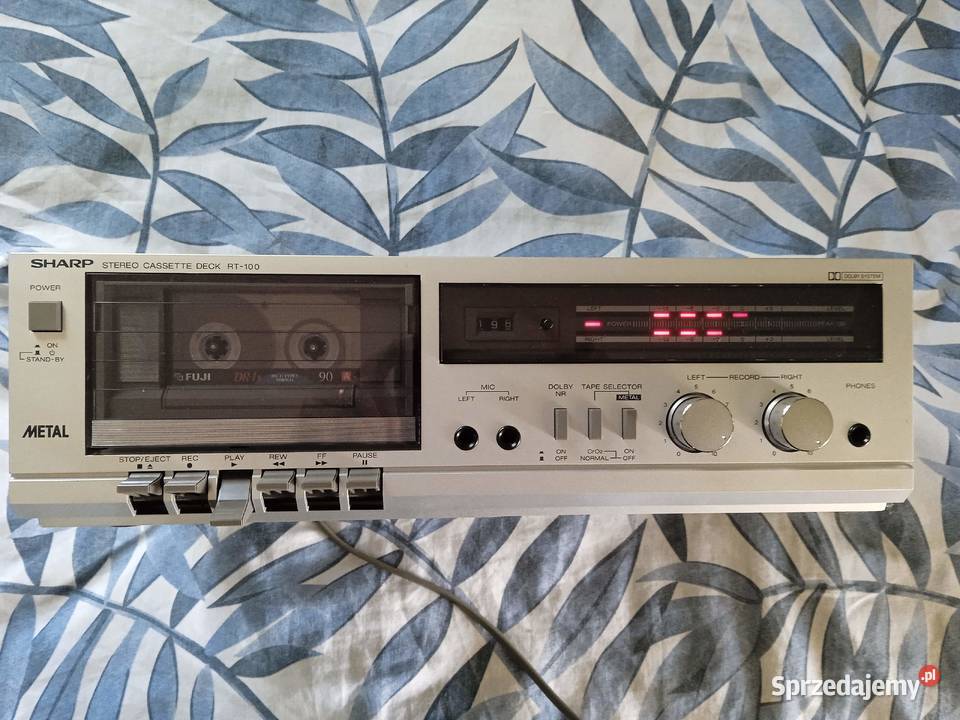 Magnetofon kasetowy Sharp RT100 Stereo Deck Stan Wrocław