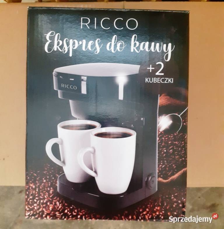 Ekspres do kawy Ricco CM1160-GS+ 2 kubki