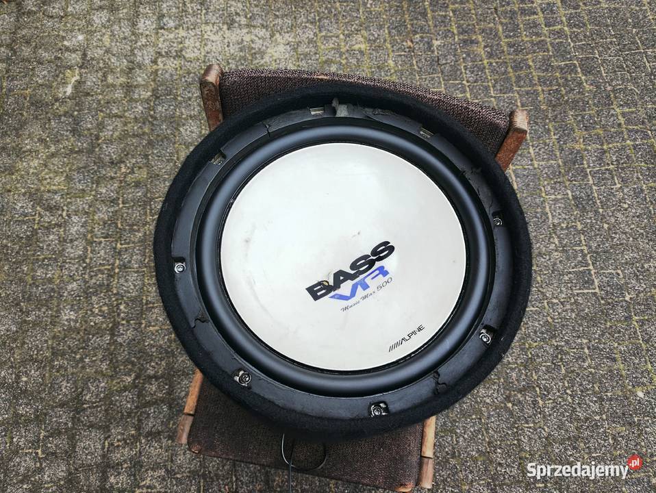 Tuba bassowa basowa subwoofer Alpine SWS3049 śląskie Niegowonice