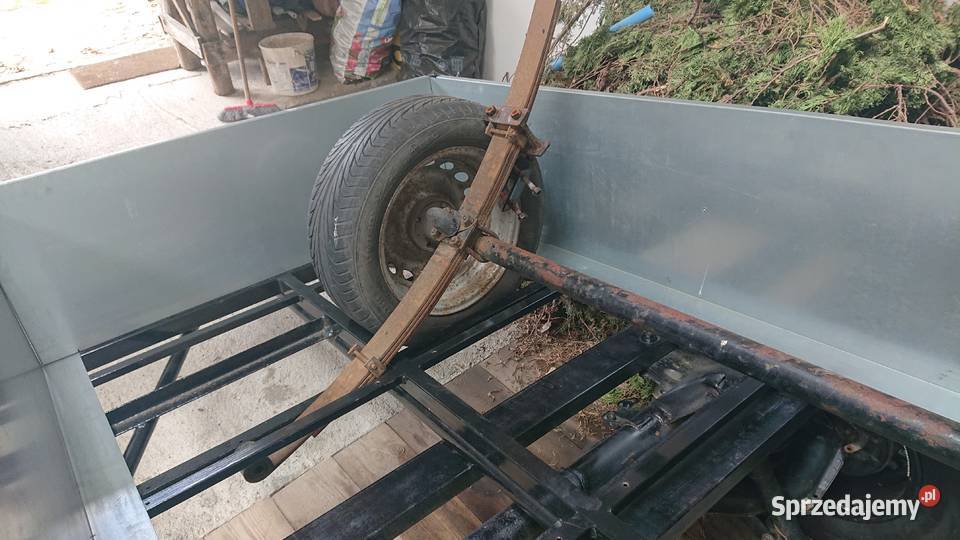 Oś do przyczepki z resorami i kołami mazowieckie