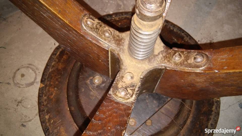 stołek do pianina stary antyk dolnośląskie Lubin
