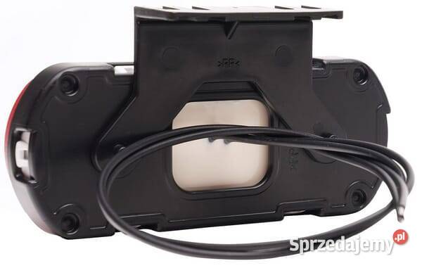 Lampa obrysowa LED czerwona prostokątna 1224V Kamionna