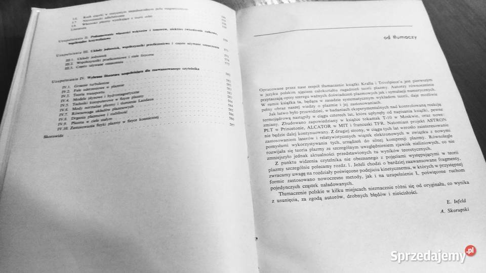 Fizyka plazmy A W Trivelpiece N A Krall Gdańsk