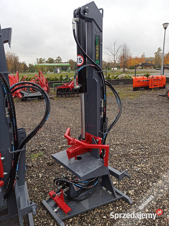 Nowa Łuparka hydrauliczna pionowa do klocków Zwoleń