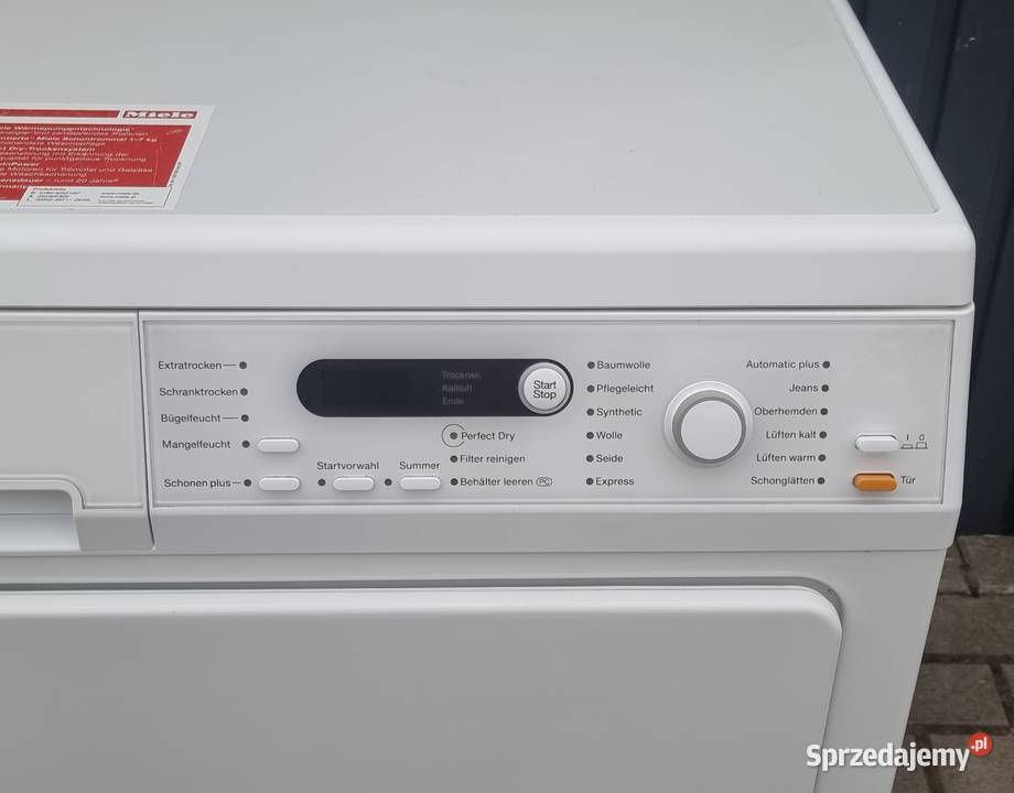 Suszarka kondensacyjna Miele T 8801 WP HomeCare wolnostojące Wrocław sprzedam