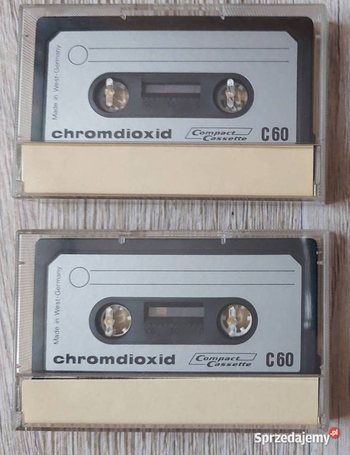 Kasety magnetofonowe nagrane chrom dolnośląskie Legnica