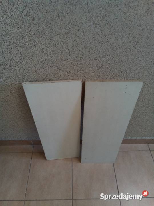 2 półki drewniane białe 75 na 35 komplet Warszawa