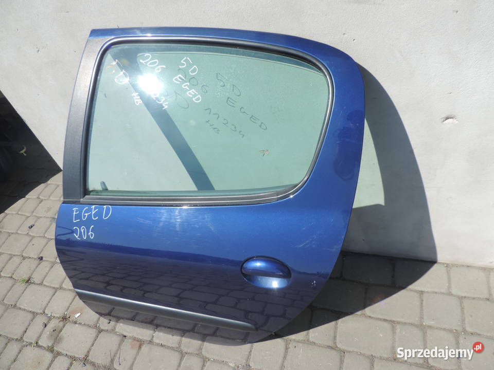 Drzwi Lewy Tył Peugeot 206 FL 5D EGED Karoseria Nowy Sącz sprzedam