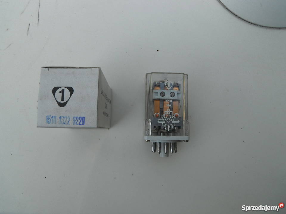 Przekaźnik R15 3PDT 220V 50Hz NOWE 10A Biznes i Przemysł Barak
