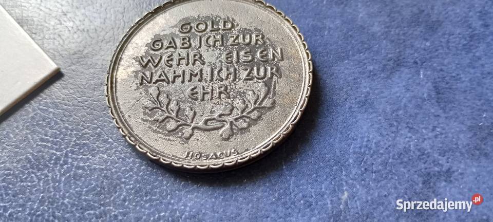 Stare monety Medal I wojna światowa Złota Lesko sprzedam