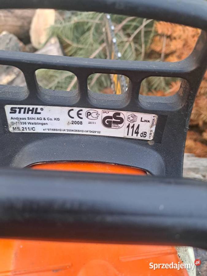 Piła łańcuchowa sthil ms 211 kapitalnym remoncie Zbytowa