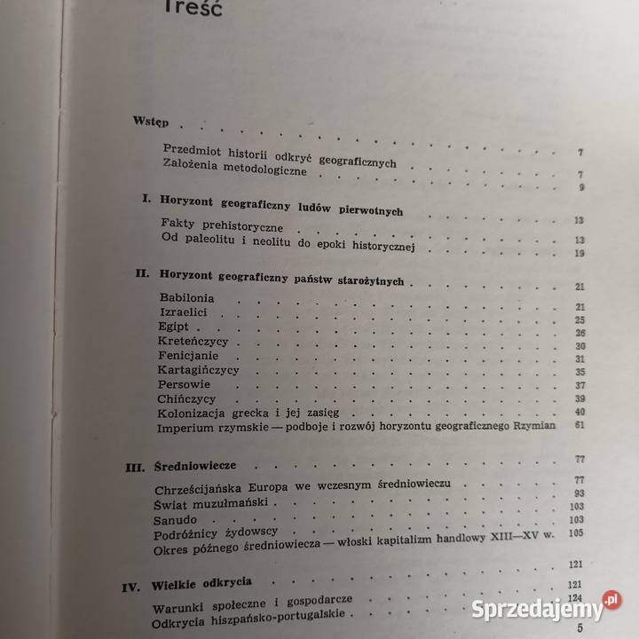 Zarys historii odkryć geograficznych książki sprzedam