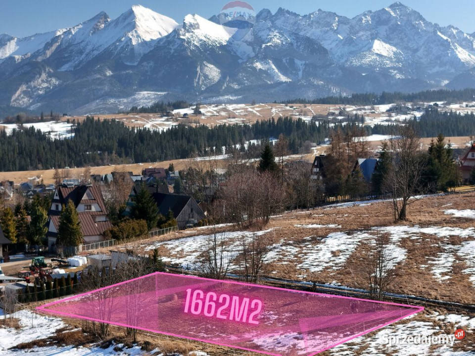 DZIAŁKA Z WIDOKIEM NA TATRY