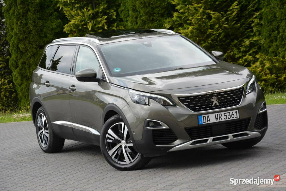 Peugeot 5008 Radar ACC Skóry Panorama 7foteli elektrochrom. lusterka boczne Ostrów Mazowiecka