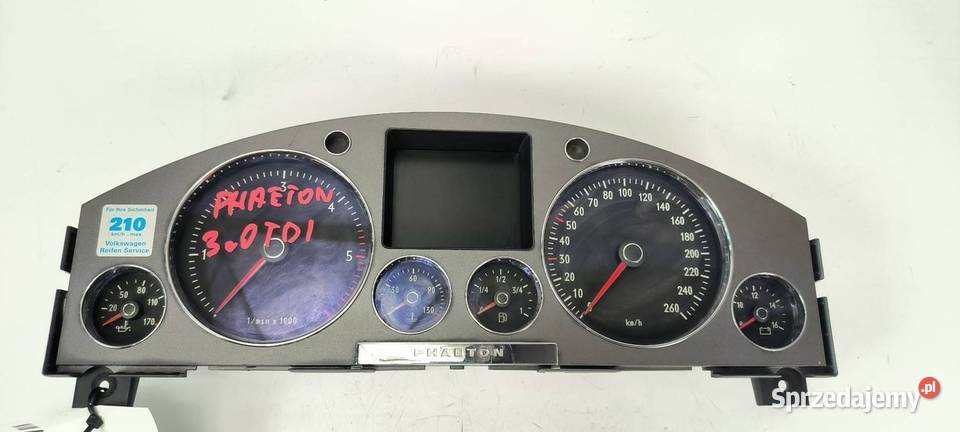 LICZNIK ZEGAR VOLKSWAGEN PHAETON 3D0920882P osobowe kujawsko-pomorskie Lipno