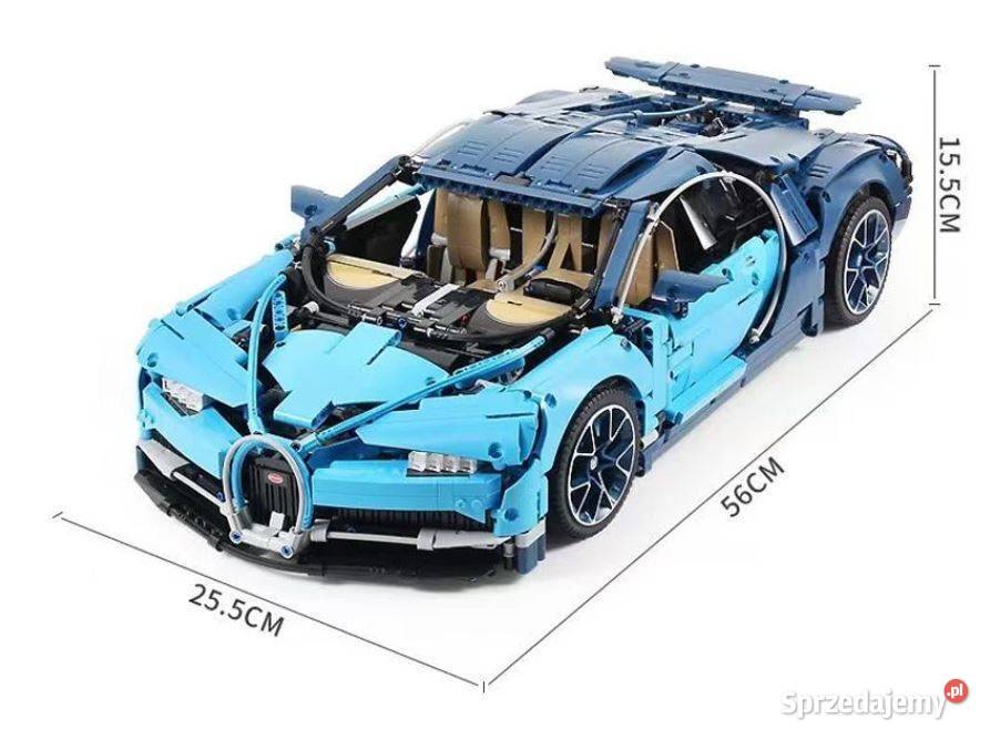 Klocki SuperCar Bugatti Chiron 3599elem 56 Pobiedziska