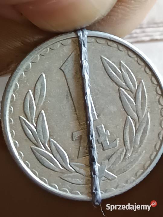 Sprzedam monete 1 zloty 1986 r mala skretka Chełm sprzedam
