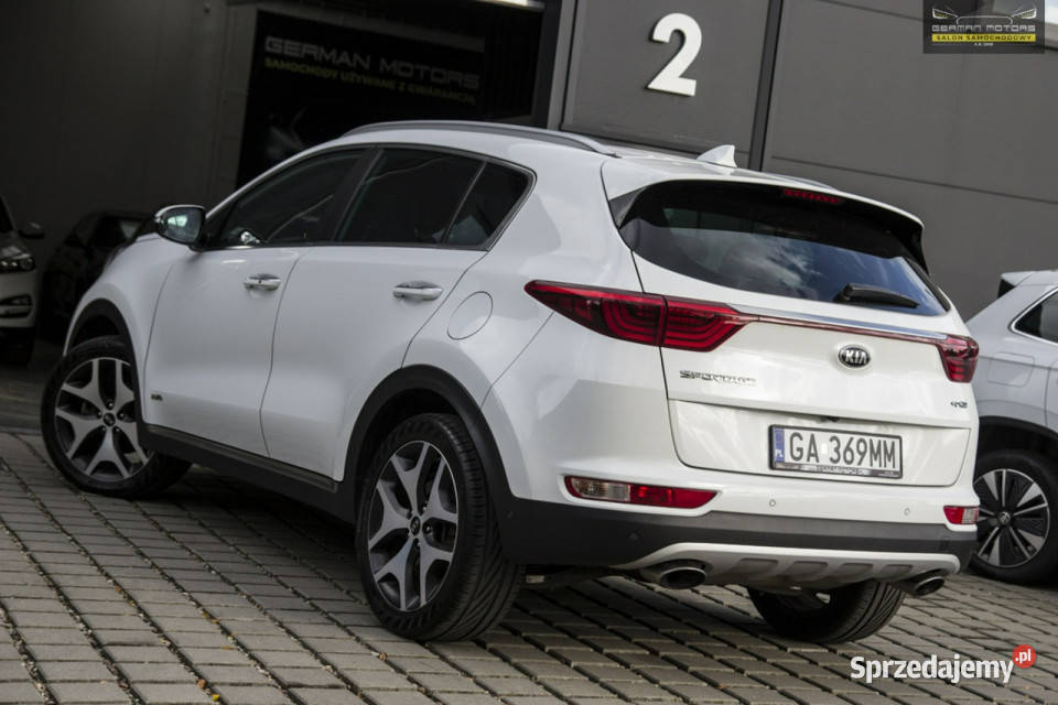 Kia Sportage GT line Ledy Kamera AWD Skóry asystent pasa ruchu