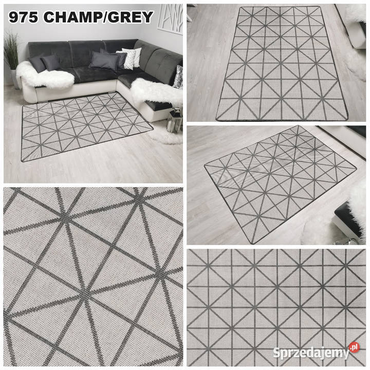 DYWAN SZNURKOWY SIZAL 120X170 975 CHAMPGREY szary mazowieckie Warszawa