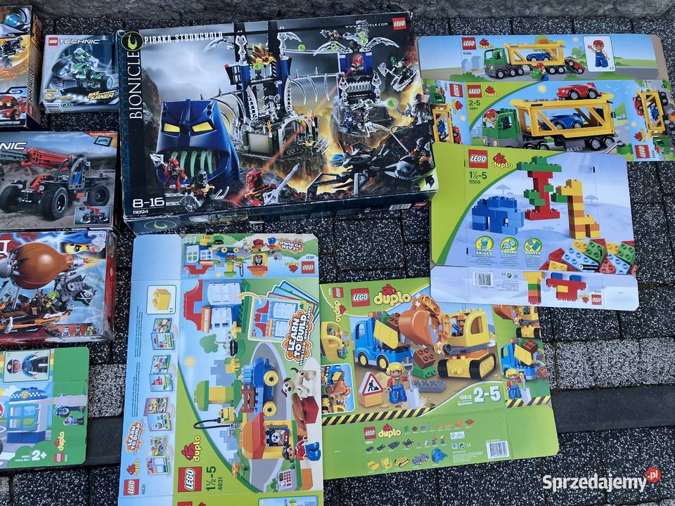 PUSTE PUDEŁKA zestawach LEGO City Bionicle 8894 Kraków