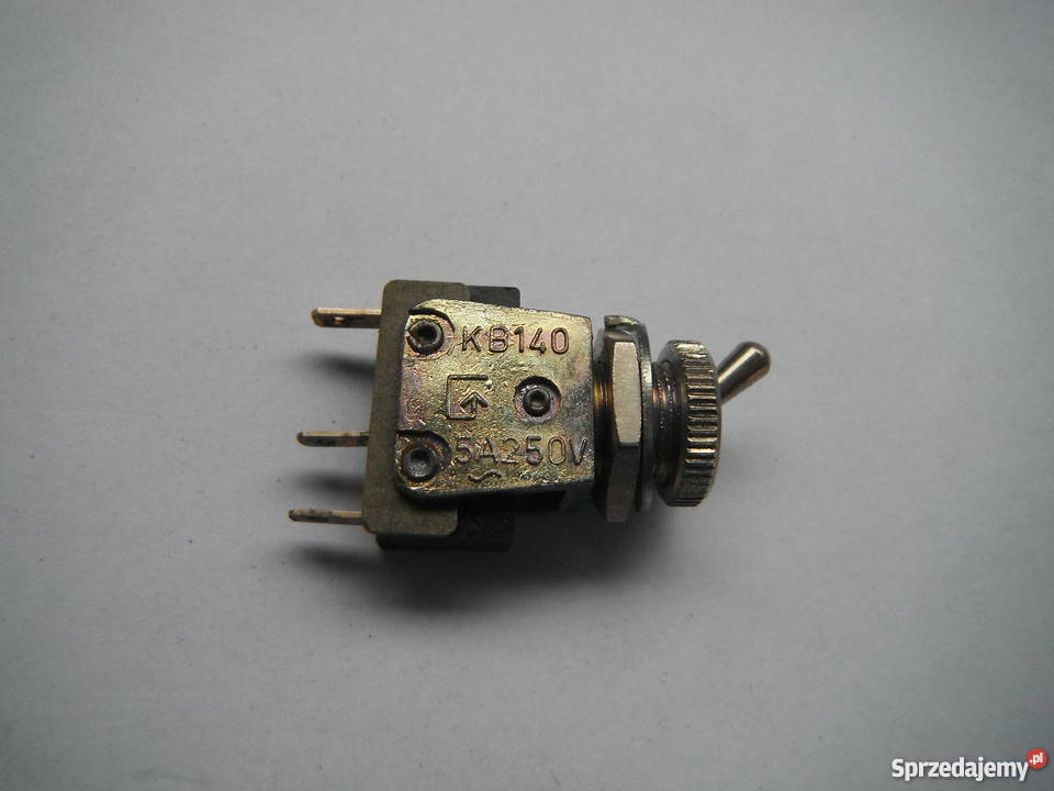 Przełącznik KB140101 Nowe 5A 250V Węgierskie Części i akcesoria Barak sprzedam