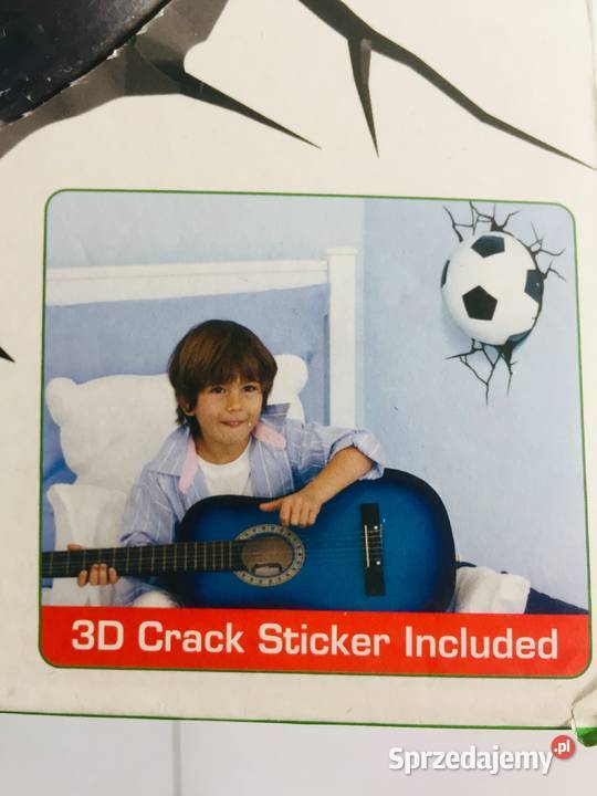 Lampka ścienna 3D LED piłka nożna Zduńska Wola