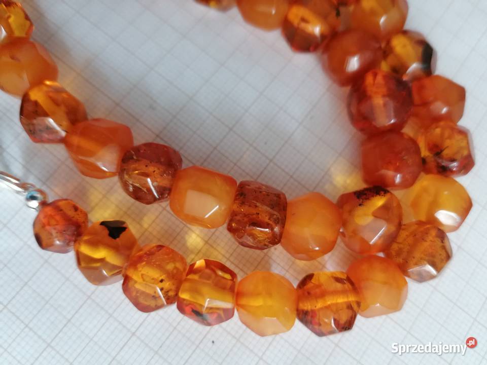 Naszyjnik Bursztyn Rękodzieło Vintage Rękodzieło Białystok