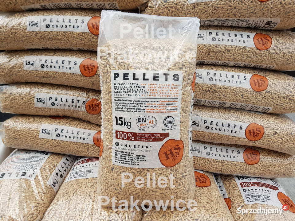 Pellet Schuster świerkowy A1 Śląsk ENPlus