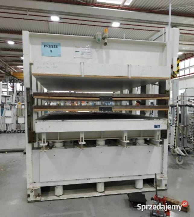 prasa hydrauliczna 3000mmx2100mm do fornirowania Laryszów sprzedam